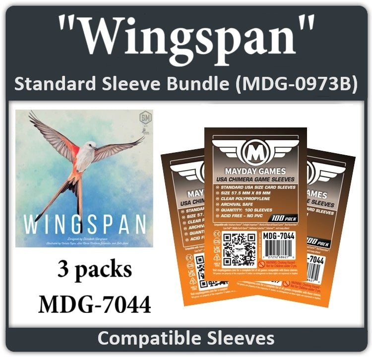 "Wingspan" Compatible Card Sleeve Bundle