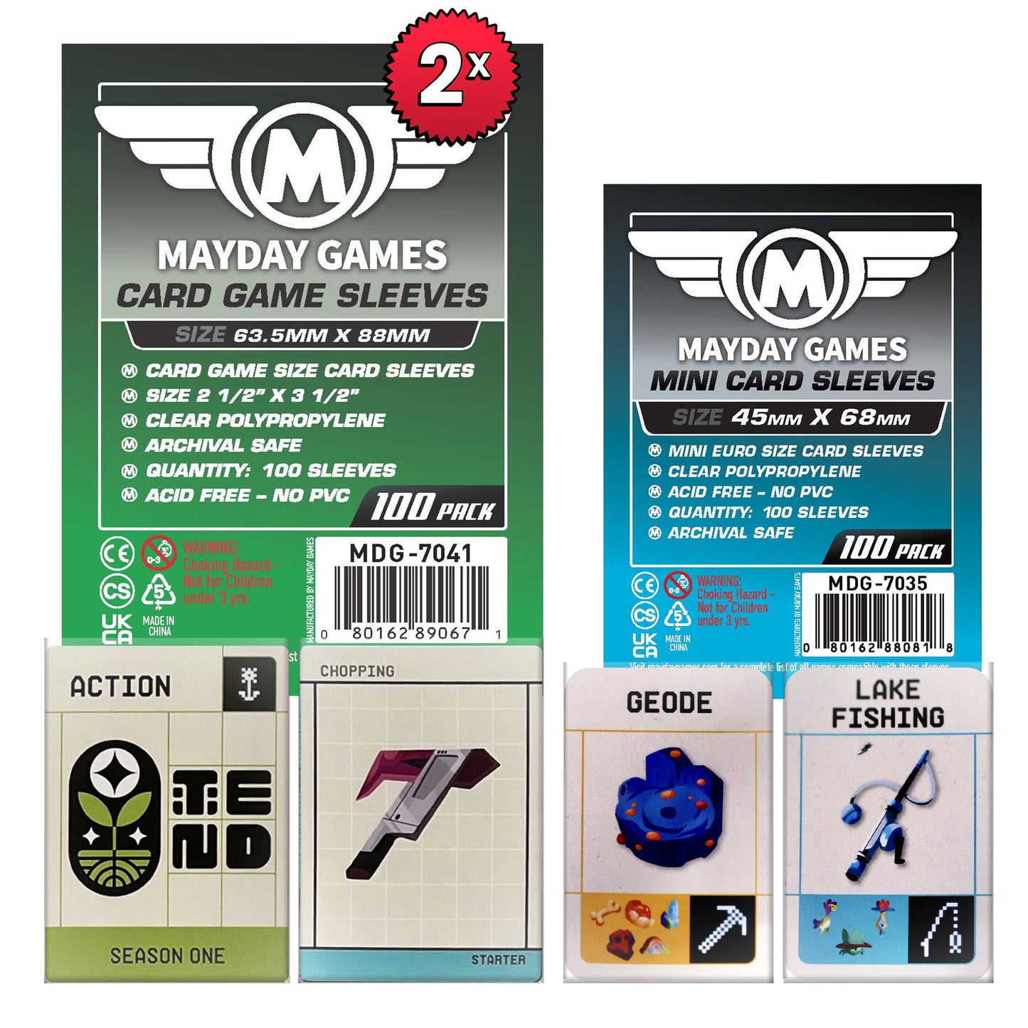 "Tend" Compatible Card Sleeve Bundle