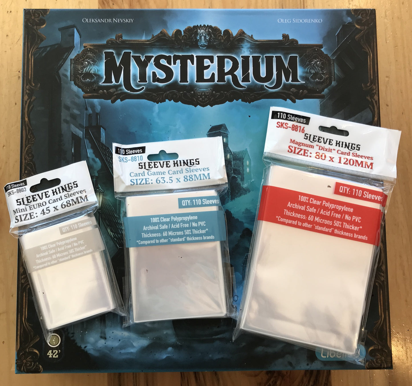 "Mysterium"+ Expansions Compatible Sleeve Bundle (8803 X 1 + 8810 X 2 + 8816 X 3)