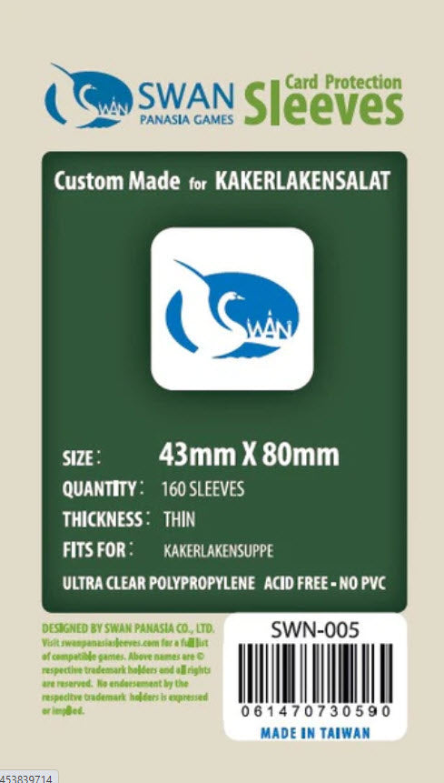 43x80mm -160 Pack, Thin Sleeves (SWN-005)
