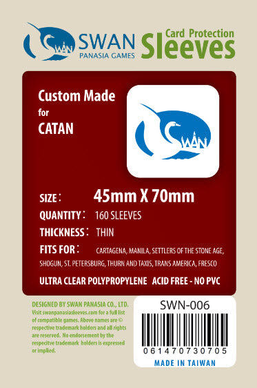45x70mm Mini Euro -160 Pack, Thin Sleeves (SWN-006)