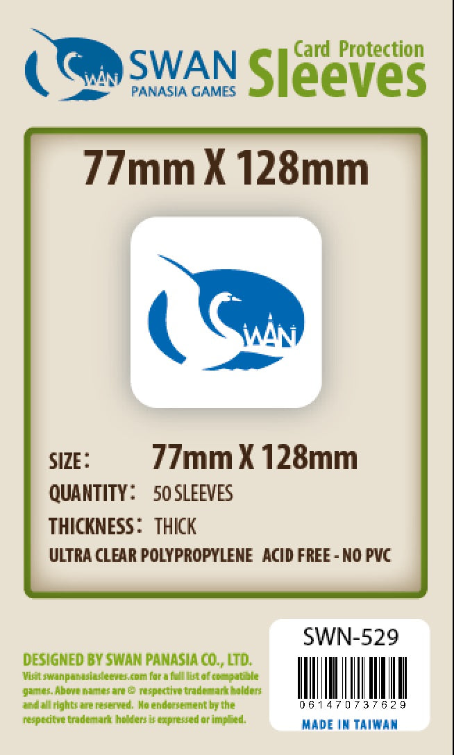 77x128mm -50 Pack, Thick Sleeves (SWN-529)