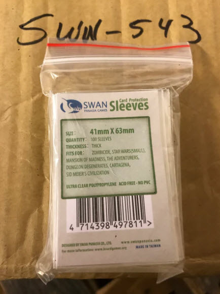 41x63mm -100 Pack, Thick Sleeves (SWN-543)