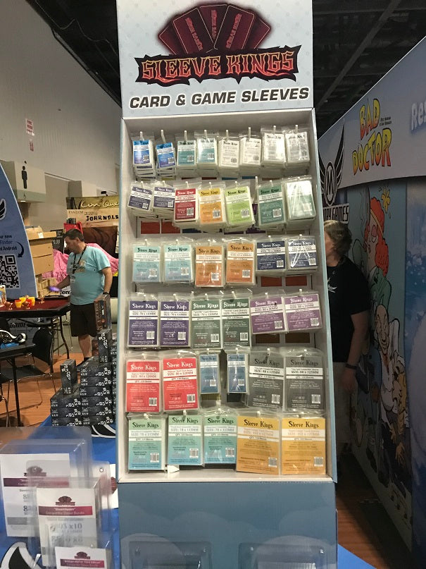 Sleeve Kings Starter Pack "Light" w/ 240 Sleeves in 40 Skus +2 Mats 64% off MSRP!! Display Rack with no Rack
