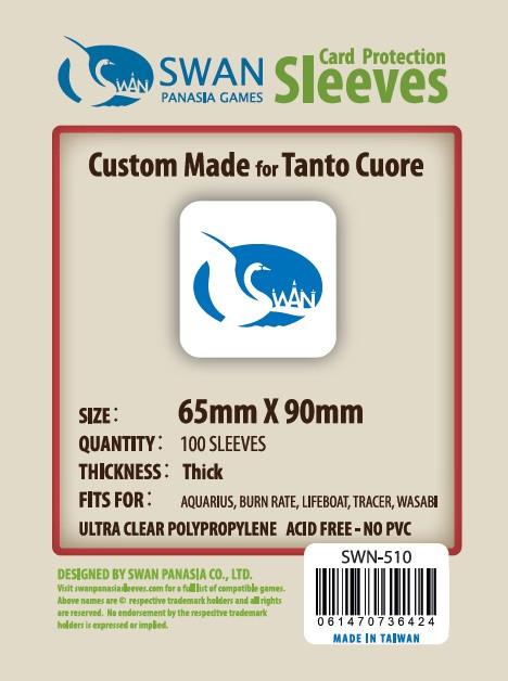 65x90mm Standard Card Sleeve -100 pack, Thick Sleeves (SWN-510)