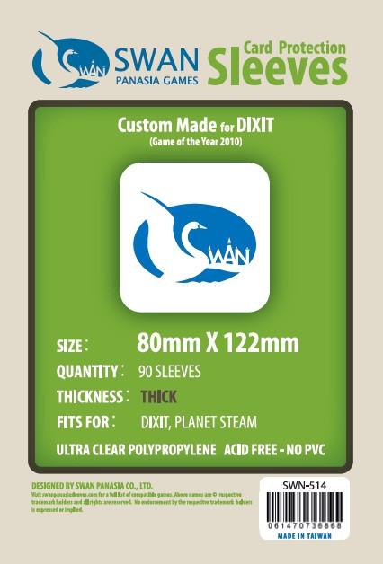 80x122mm -90 pack, Thick Sleeves (SWN-514)