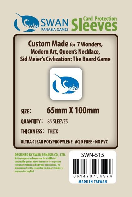 65x100mm -85 pack, Thick Sleeves (SWN-515)