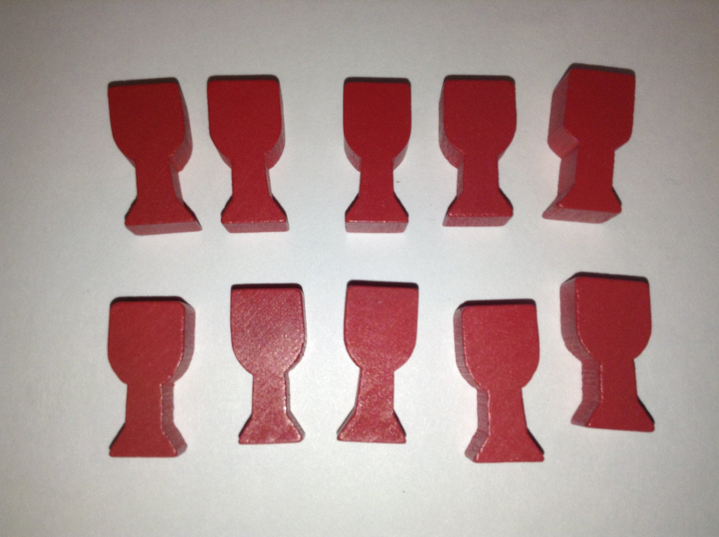 10 Red Goblet Tokens - - Mayday Games