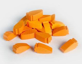 Pack of 10 Carrot Tokens - - Mayday Games