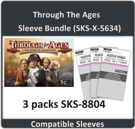 "Through the Ages: A Story of Civilization" Compatible Sleeve Bundle (8804 X 3)