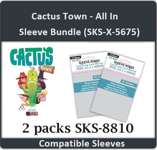 "Cactus Town All-in" Compatible Sleeve Bundle (8810 X 2)