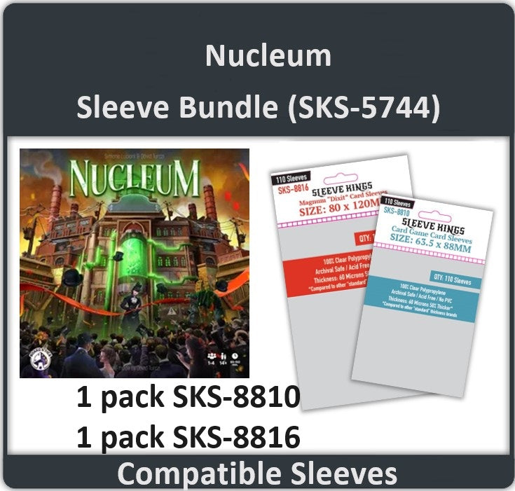 "Nucleum" Compatible Card Sleeve Bundle (8810 x 1, 8816x1)