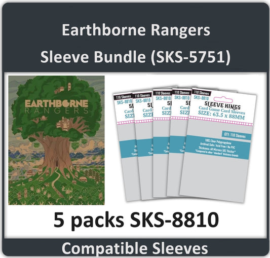 "Earthborne Rangers Compatible" Card Sleeve Bundle (8810 x 5)