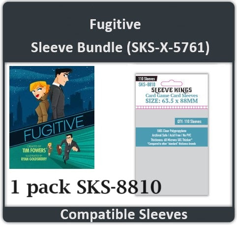 "Fugitive" Compatible Card Sleeve Bundle (8810 X 1)