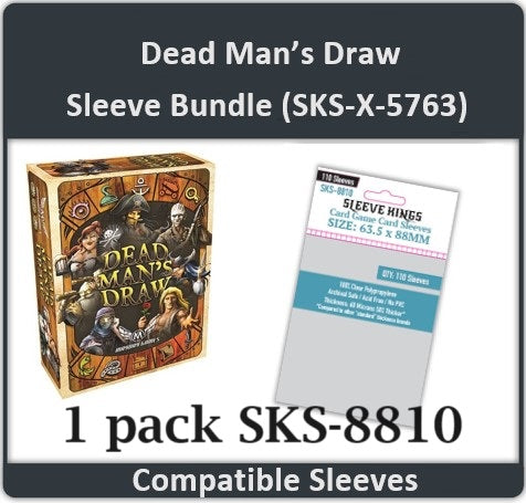 "Dead Man's Draw" Compatible Card Sleeve Bundle (8810 x 1)