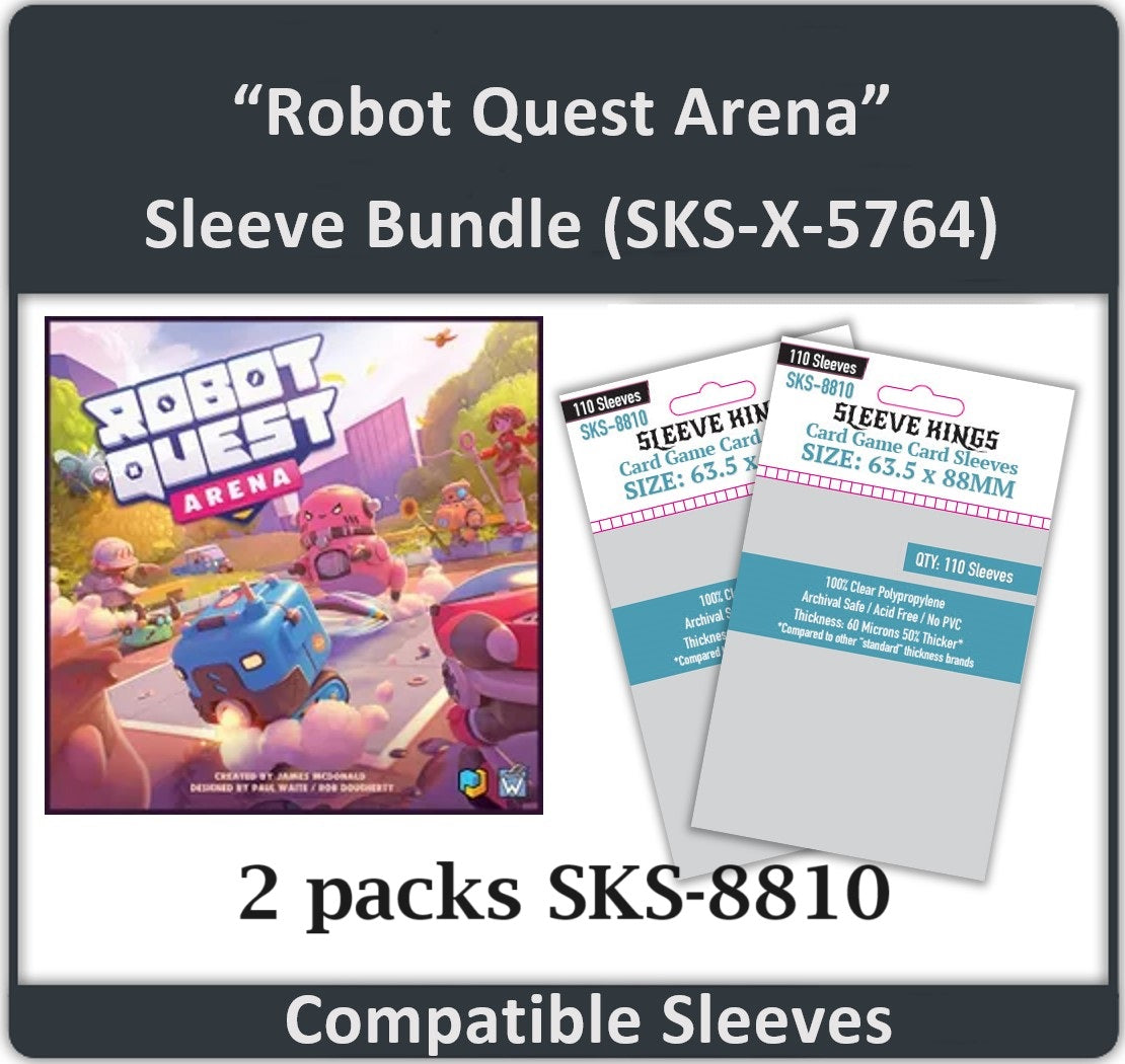 "Robot Quest Arena" Compatible Card Sleeve Bundle (8810 x 2)