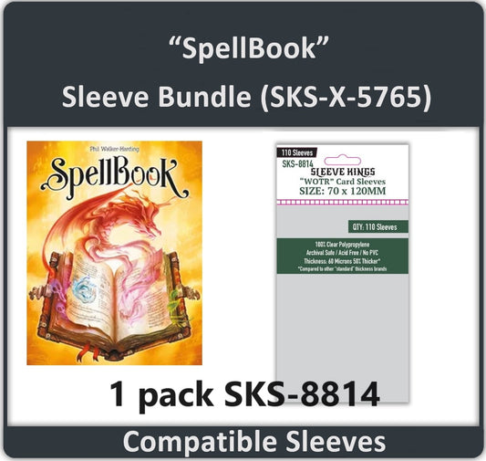 "SpellBook" Compatible Card Sleeve Bundle (8814 x 1)