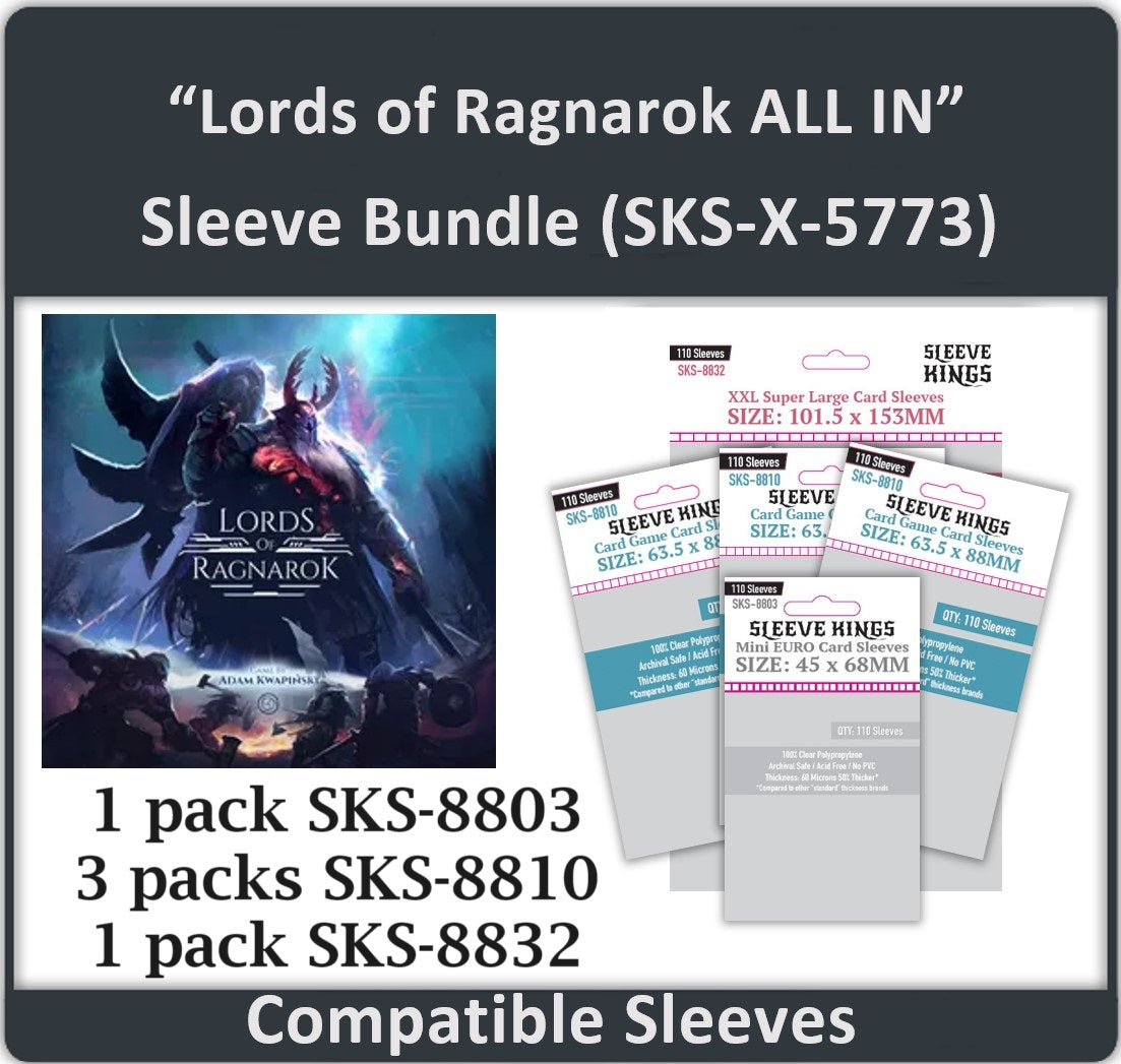 "Lords of Ragnarok ALL IN" Compatible Bundle (8803 X 1 + 8810 X 3 + 8832 X 1)