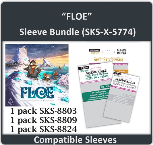 "FLOE" Compatible Sleeve Bundle (8803 X 1 + 8809 X 1 + 8824 X 1)