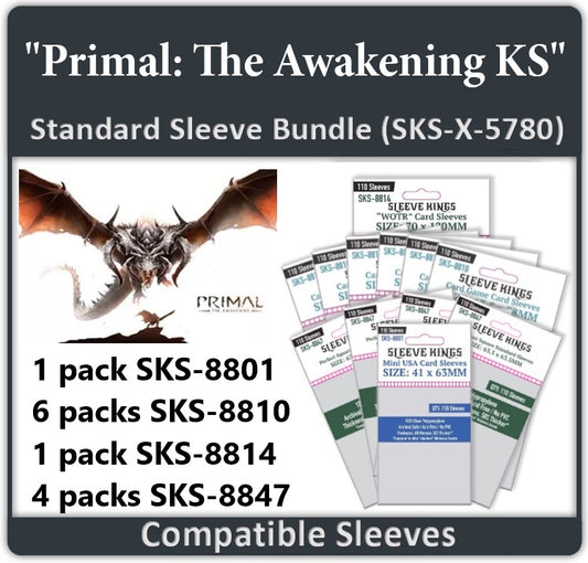 "Primal: The Awakening KS" Sleeve Bundle (8801 X 1 + 8810 X 6 + 8814 X 1 + 8847 X 4)