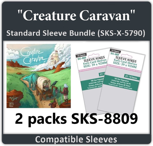 "Creature Caravan" Compatible Card Sleeve Bundle (8809 x 2)