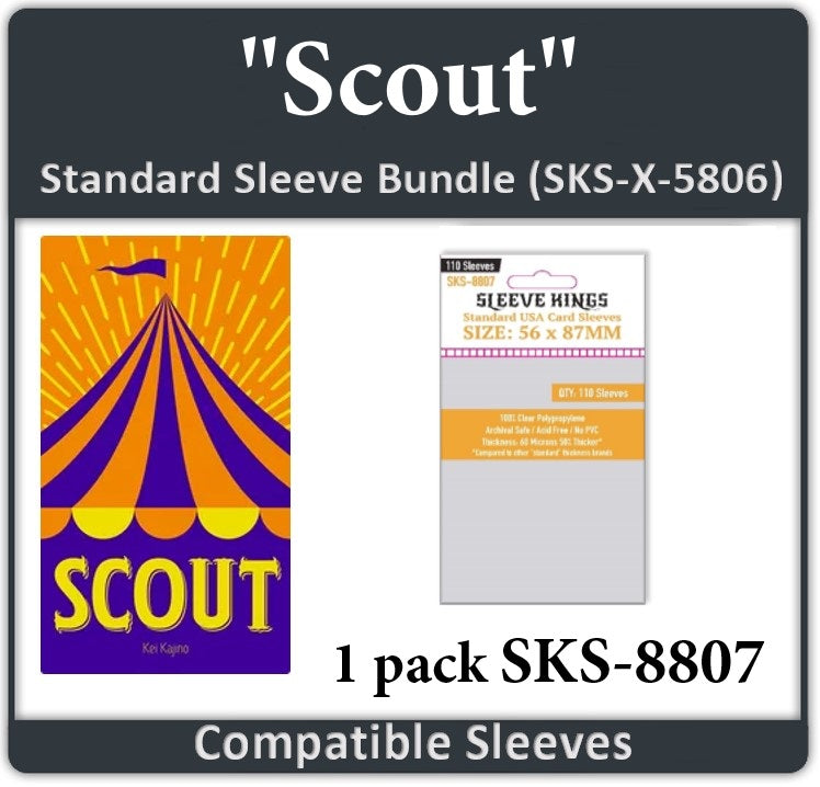 "Scout" Compatible Card Sleeve Bundle (8807 x 1)