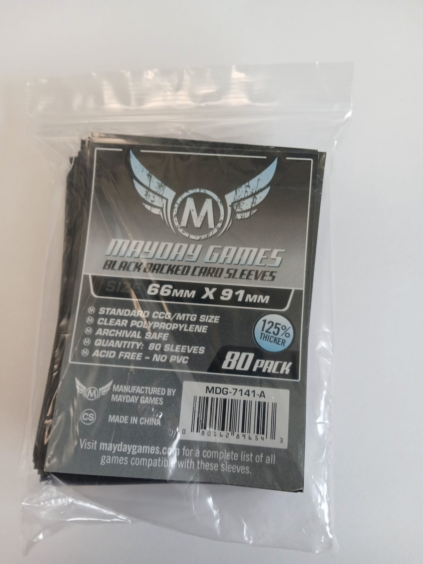 MTG/CCG Card Sleeves (63.5x88mm) PREMIUM COLOR BACKED!  80/Pack (Choose from 6 Colors!)