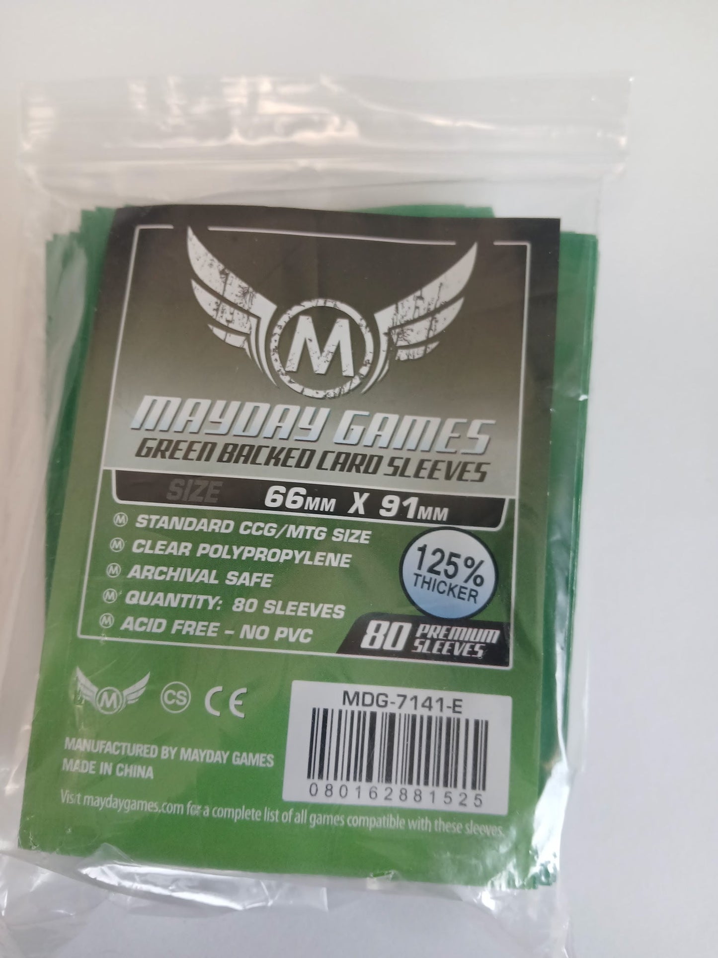 MTG/CCG Card Sleeves (63.5x88mm) PREMIUM COLOR BACKED!  80/Pack (Choose from 6 Colors!)