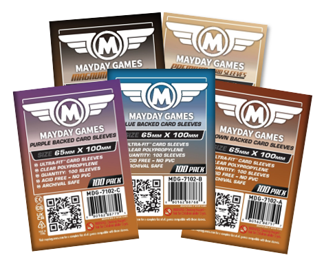 "7 Wonders" Card Sleeves - Magnum Ultra-Fit  (65x100mm)