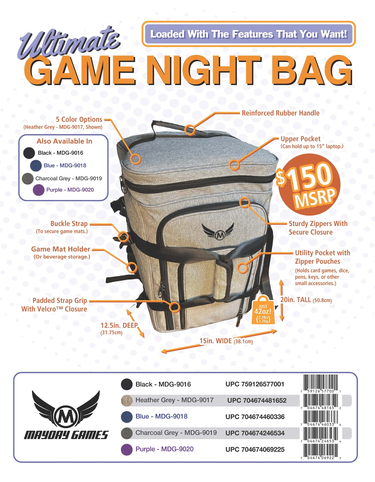 Ultimate Game Night Bag (73% off for March ONLY!)