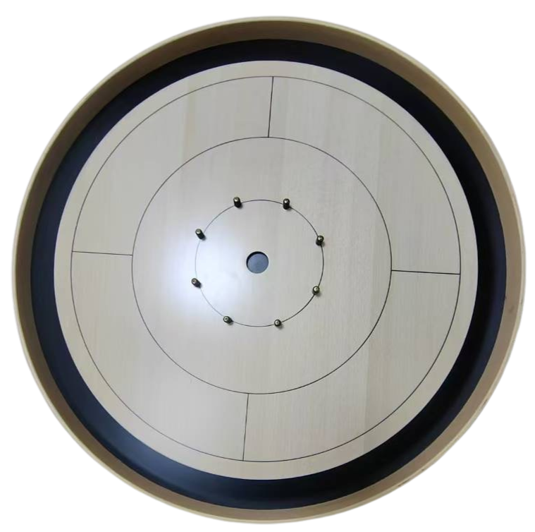 Crokinole ELITE Edition Hardwood Board (2024 Edition) in Mahogany or Beech