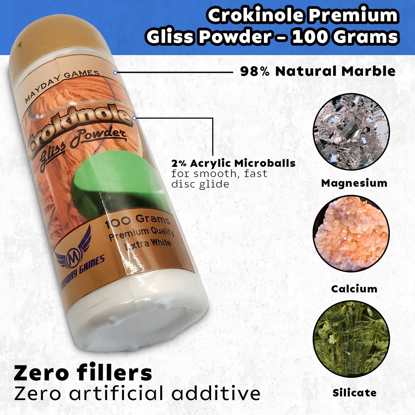 Crokinole Premium Gliss Powder -100 Grams