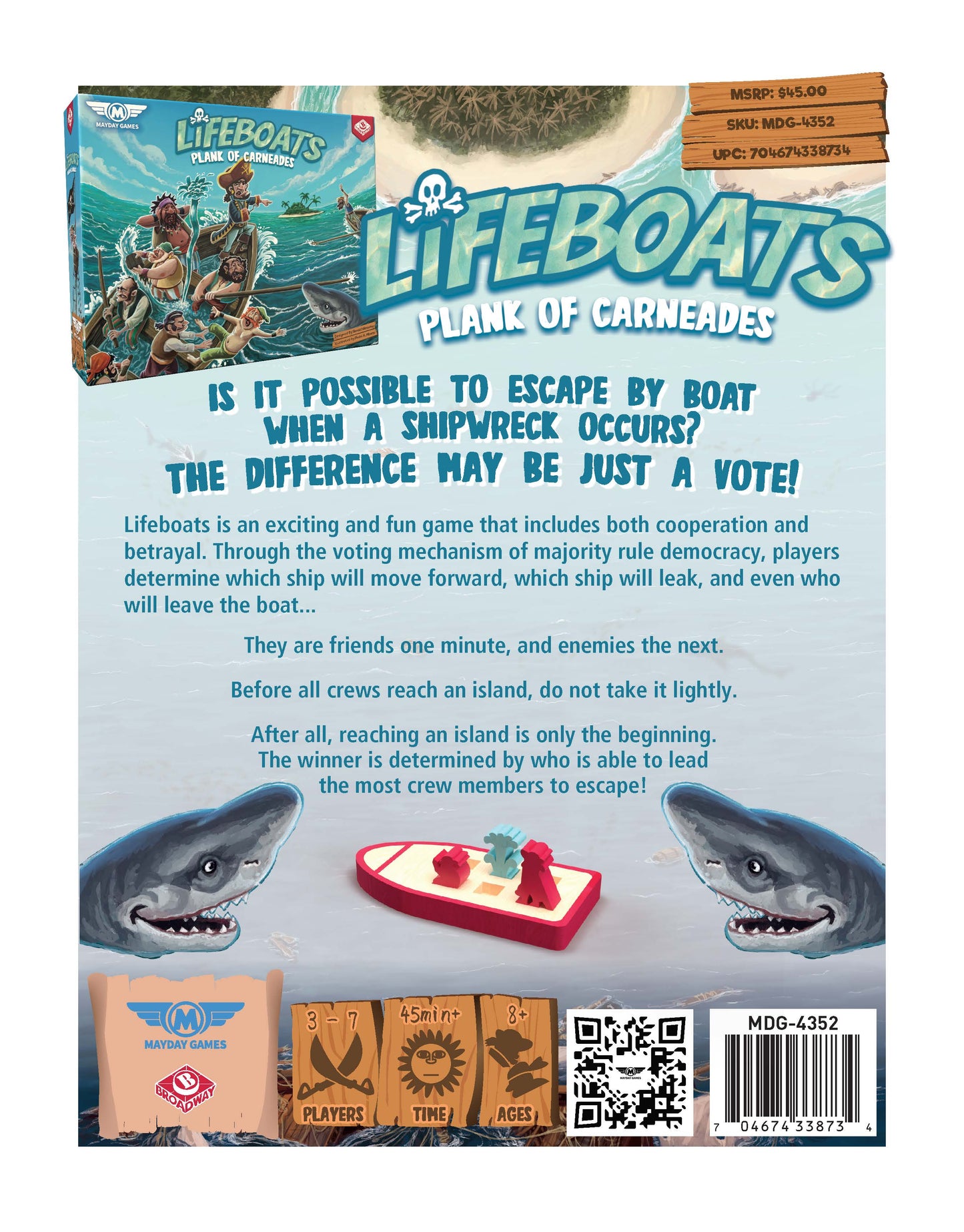 LIFEBOATS “PLANK OF CARNEADES”  IN STOCK!