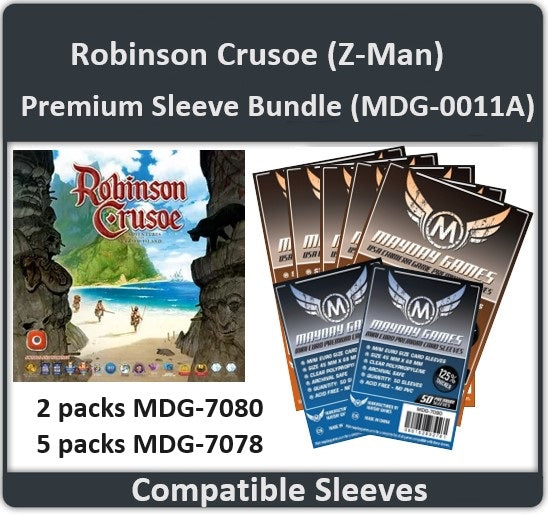 "Robinson Crusoe" (Z-Man Games) Card Sleeve Bundle