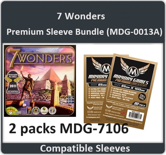 "7 Wonders" Card Sleeve Bundle