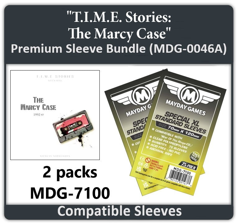 "T.I.M.E. Stories: The Marcy Case" Compatible Card Sleeve Bundle