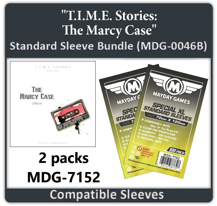 "T.I.M.E. Stories: The Marcy Case" Compatible Card Sleeve Bundle