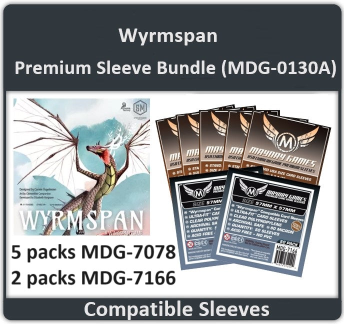 Wyrmspan Compatible Card Sleeve Bundle