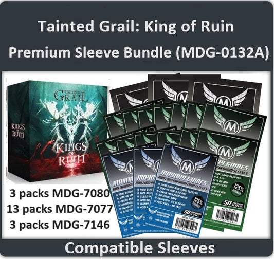 Tainted Grail: King of Ruins Compatible Card Sleeve Bundle