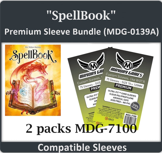 "SpellBook" Compatible Card Sleeves