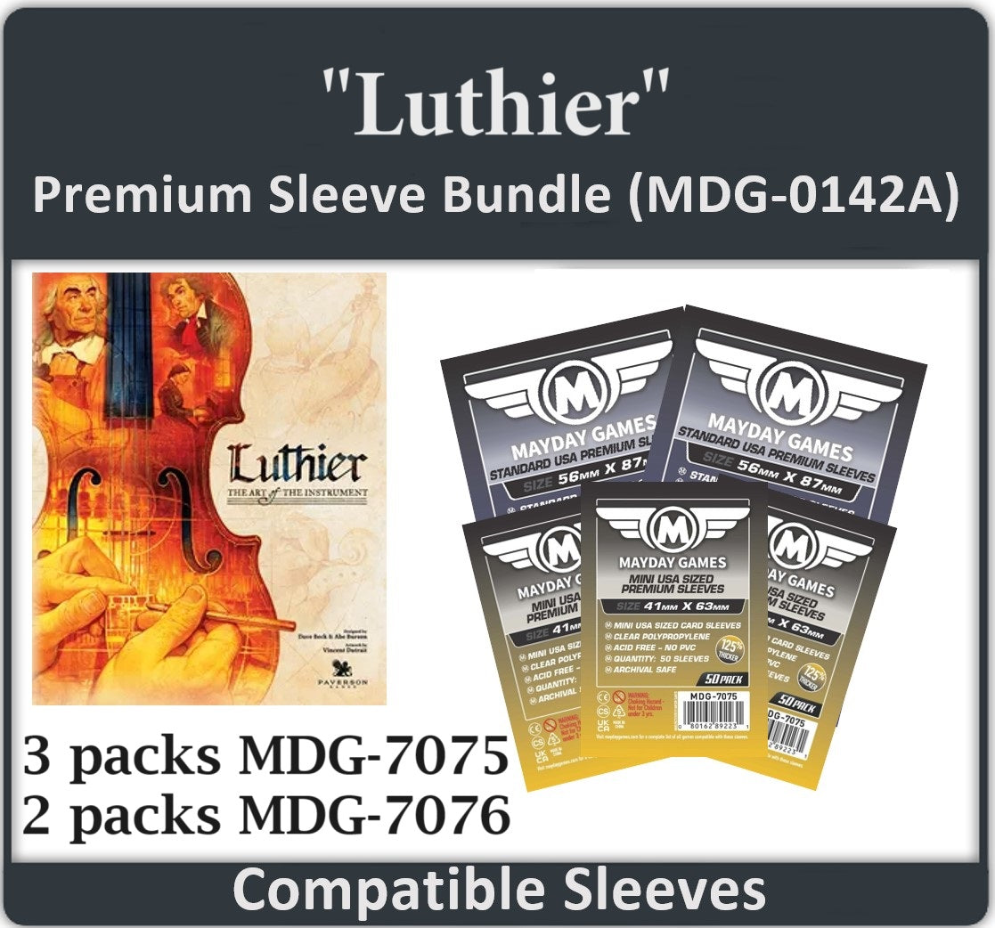 "Luthier" Compatible Card Sleeve Bundle