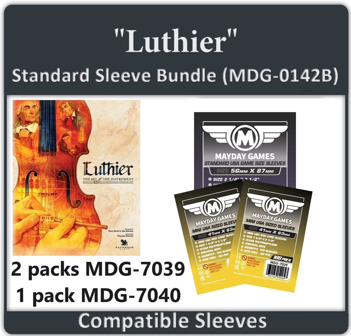 "Luthier" Compatible Card Sleeve Bundle