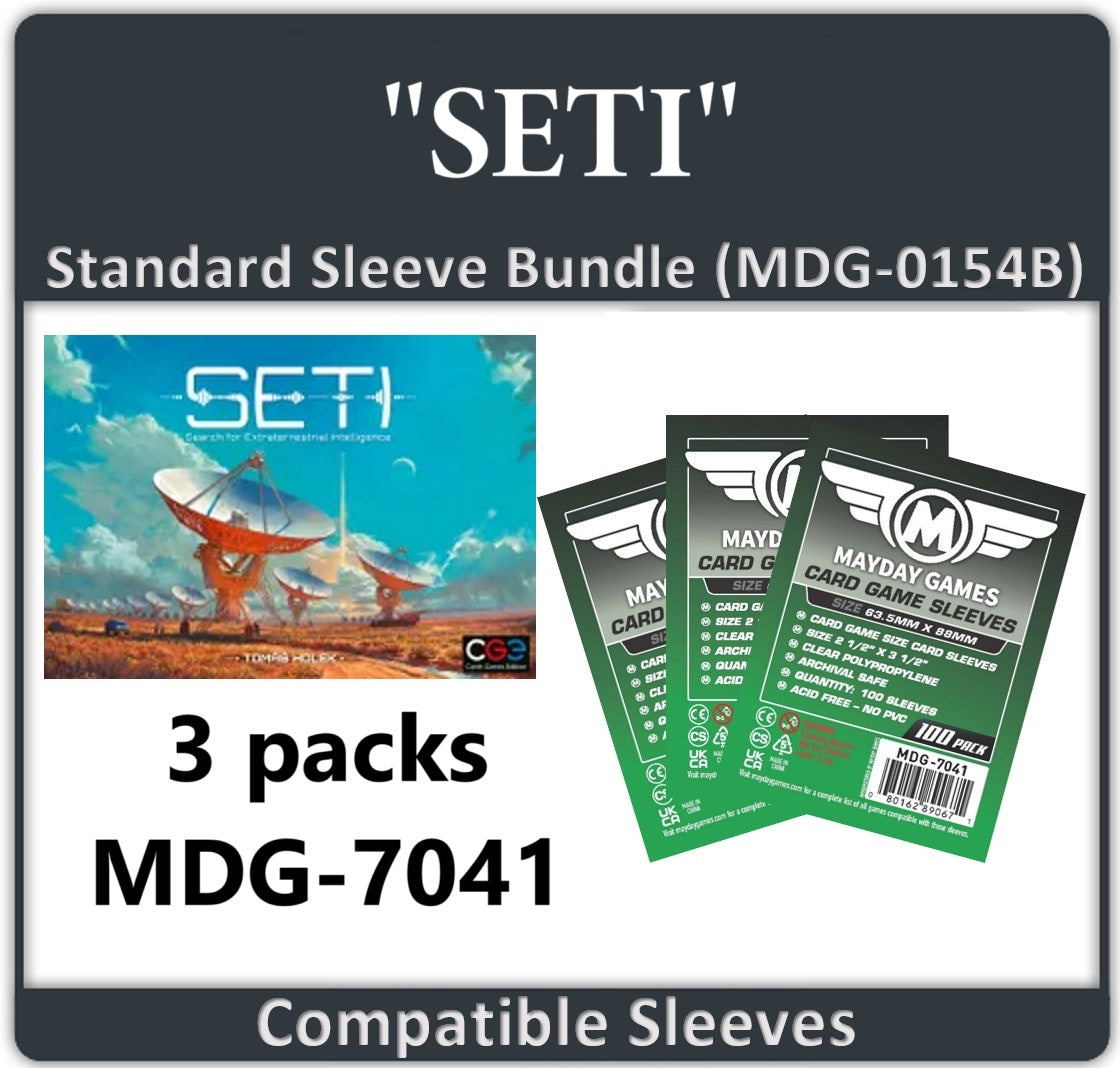 "SETI" Compatible Card Sleeve Bundle