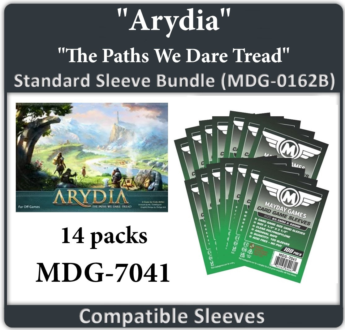 "Arydia: The Paths We Dare Tread" Card Sleeve Bundle