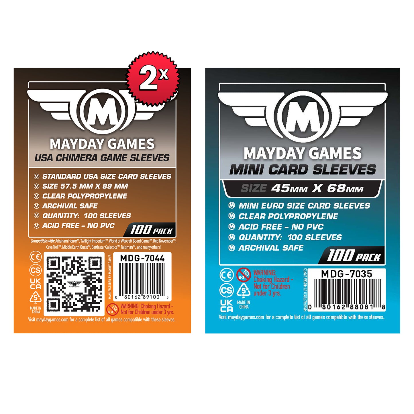 "Wingspan: Americas Expansion" Compatible Card Sleeve Bundle