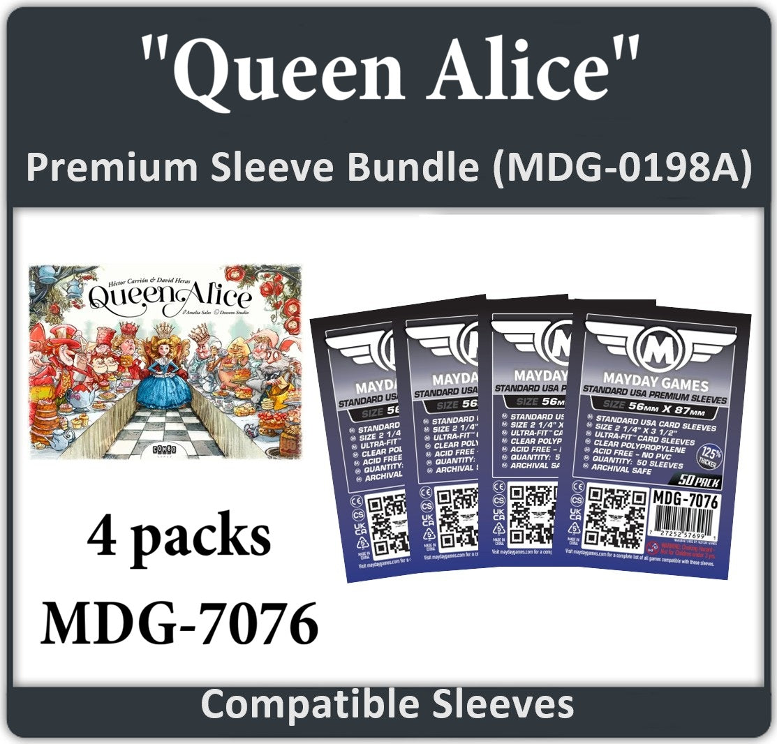 "Queen Alice" Compatible Card Sleeve Bundle