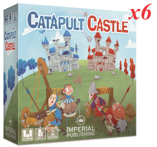 Catapult Castle 1-4 Player Midevil Dexterity Game (Case Lot of 6 Games)