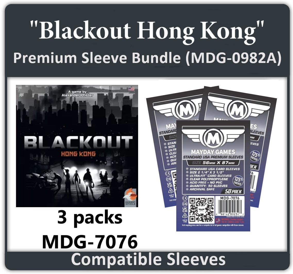 "Blackout Hong Kong" Compatible Card Sleeve Bundle