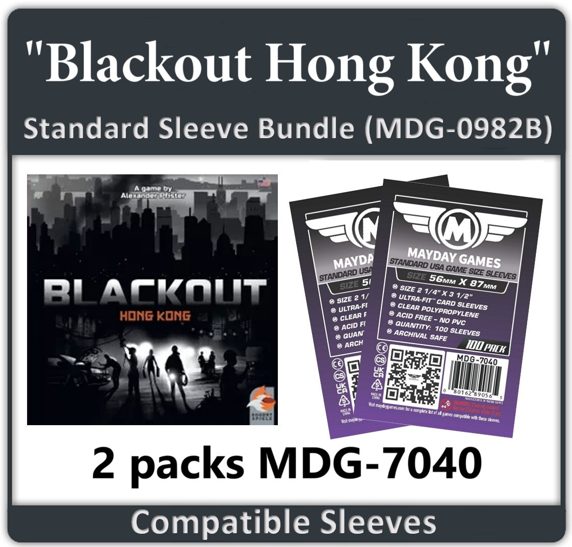 "Blackout Hong Kong" Compatible Card Sleeve Bundle