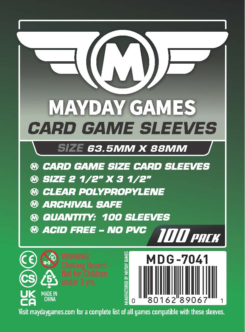 Card Game Card Sleeves (63.5x88mm) (Premium 7077 or Standard 7041)